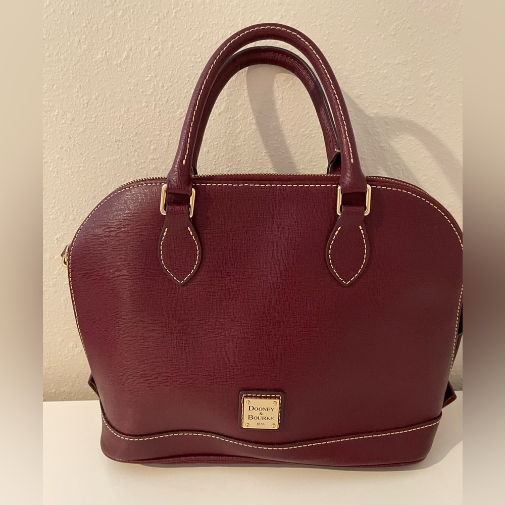 Dooney & Bourke Saffiano Zip Zip Satchel